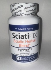 SciatiFIX Factory Sciatic Herbal Blend 120 Capsules Nerve Health Supplement