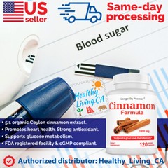Longevity Cinnamon Formula: Support Healthy Blood Sugar & Overall Wellness. 5:1