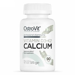 VITAMIN D3 + K2 + CALCIUM – 90-180 Tablets – Supports strong and healthy bones
