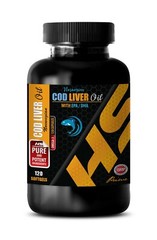 fat burn supplements – NORWEGIAN COD LIVER OIL – natural 120 Softgels 1 Bottle