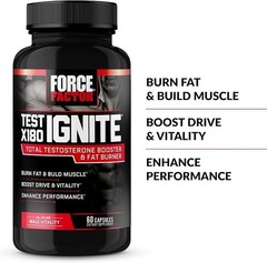 Test X180 Ignite®, 120 Capsules
