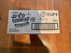 Boost Kid Essentials 1.0 vanilla vortex 240 Cals 8oz Carton 24 Count exp 7/26