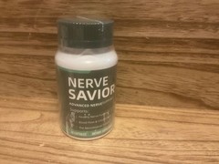 Nerve Savior Advanced Nerve Support 30 Day Supply 60 Capsules Exp 08/26