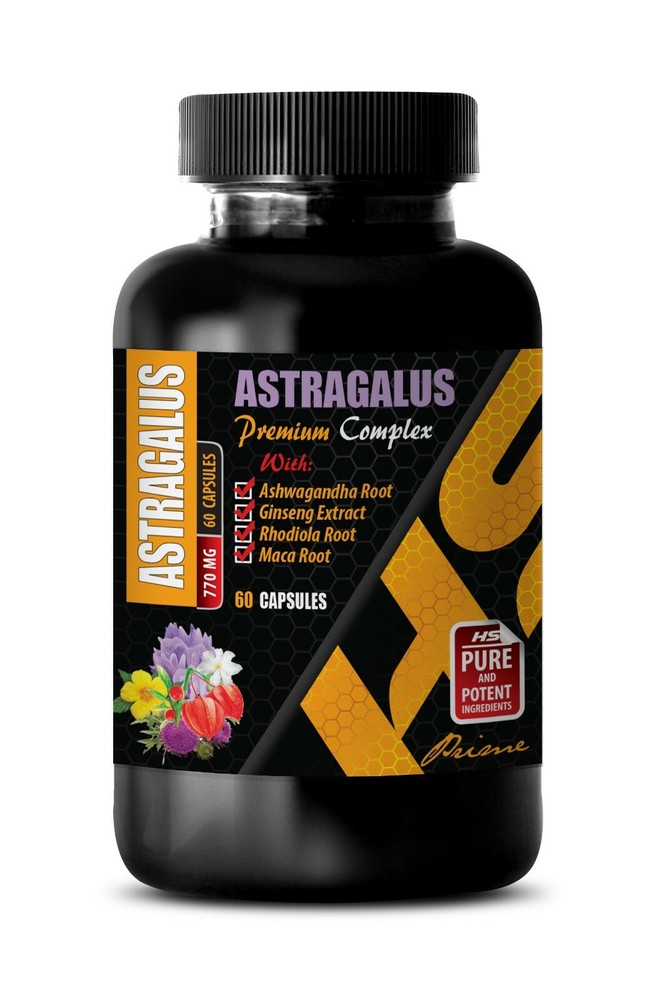 adaptogen dietary supplements – ASTRAGALUS 770MG – immune support herbs 1BOTTLE