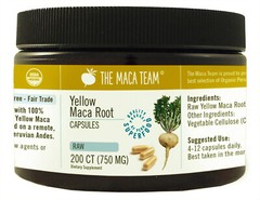 Raw Organic Peruvian Maca Root Capsules – Fresh Harvest, GMO-Free, Fair Trade