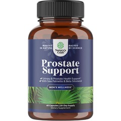 Herbal Prostate Health Supplements for Men with Beta Sitosterol Selenium 60ct