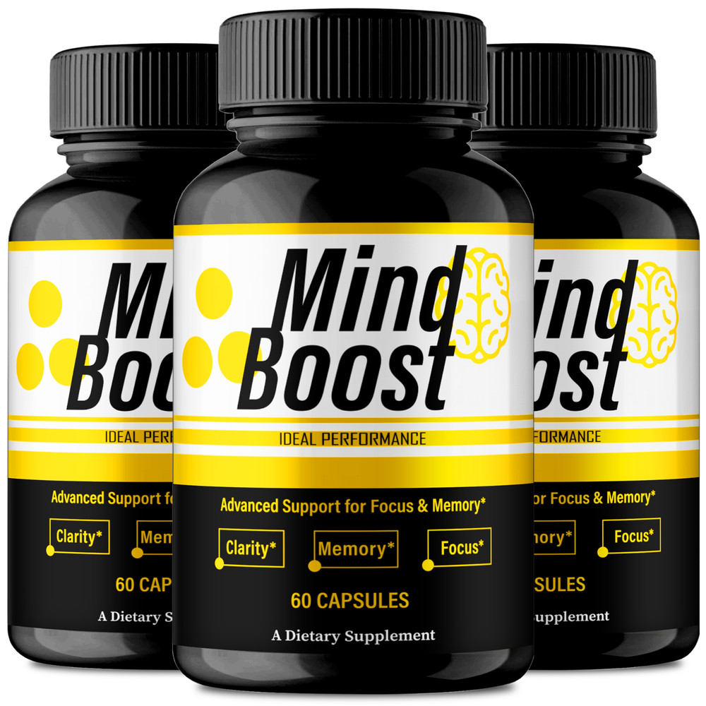 Mind Boost Capsules, MindBoost Pills Reviews (3 Pack)