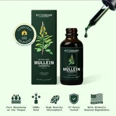 BetterBrand Mullein Leaf Extract Chlorophyll Respiratory Health 60ml