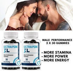 Ultra Peak XL Performance Gummies For Men UltraPeak Energy Stamina 60 Gummies