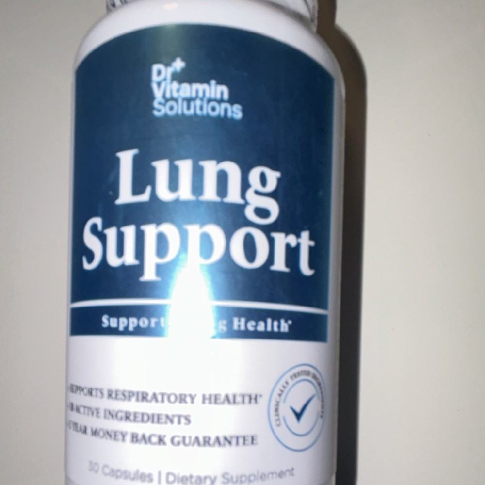 Dr Vitamin Solutions Lung Support Capsules Respiratory Health 30 Vegetarian
