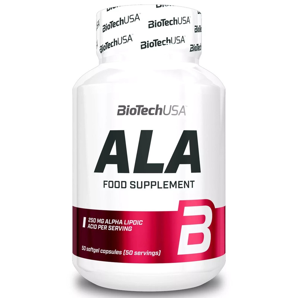 ALA – 50-100 Capsules – Alpha-Lipoic Acid- Detox, Antioxidant, Energy metabolism