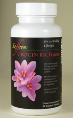 CROCIN RICH plus – for memory, mood, and brain health – 60ct/bottle for 2 months