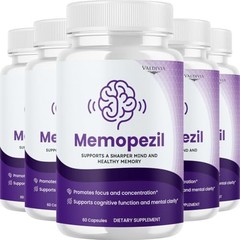 Memopezil Brain Memory Support Supplement Capsules Nootropic 5 Pack 300Ct