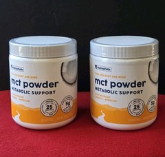 NativePath MCT Powder Metabolic Support 25 Servings 6.3 oz Lot of 2 Exp 08/2026