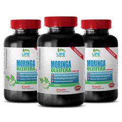 Plant-Based Diet – MORINGA OLEIFERA – Energy Source 3 Bottles 180 Capsules