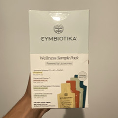 CYMBIOTIKA Wellness Sample Pack Liposomal D3 K2 CoQ10 C Mg Liquid 3.5 oz