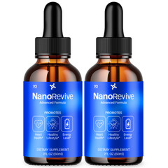 (2 Pack) Nano Revive Ear Drops – For Tinnitus Supports, Ear Relief & Comfort