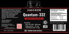Quantum-332 Base Blend | 65 Capsules | Exclusive Premium Formula | COA | RUO