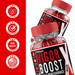 (2 Pack) Vigor Boost X Gummies for Men, Male Performance Gummy (120 Gummies)