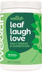 Wellah Leaf, Laugh, Love Daily Greens & Superfoods Powder (Unflavored) 30 Serv.