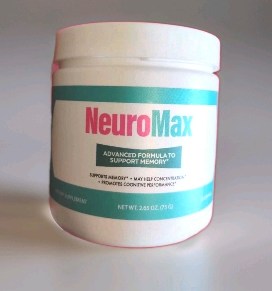 NeuroMax Advanced Formula Memory Support Powder Brain Health 2.65 oz