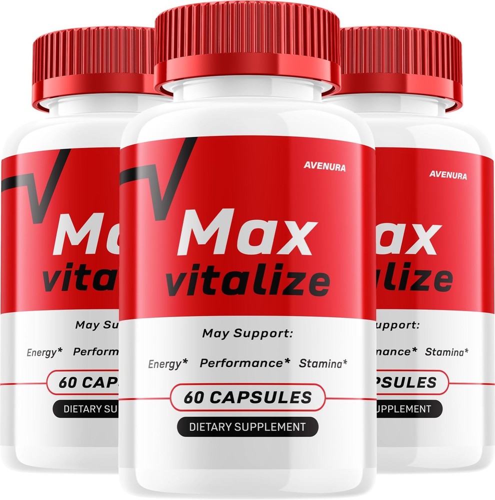 (3 Pack) Max Vitalize for Men Capsules – MaxVitalize Advanced Formula Pills