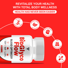(2 Pack) BioGlyco Flow Blood Optimizer, BioGlyco Flow Supplement (120 Capsules)