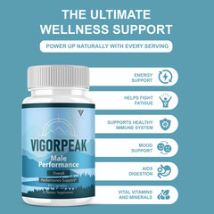 (2 Pack) VigorPeak Advanced Performance, Vigor Peak Daily Support (120 Capsules)