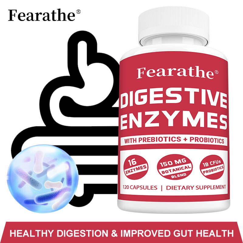 Digestive Enzymes Prebiotic & Probiotics Gas, Constipation & Bloating Relief