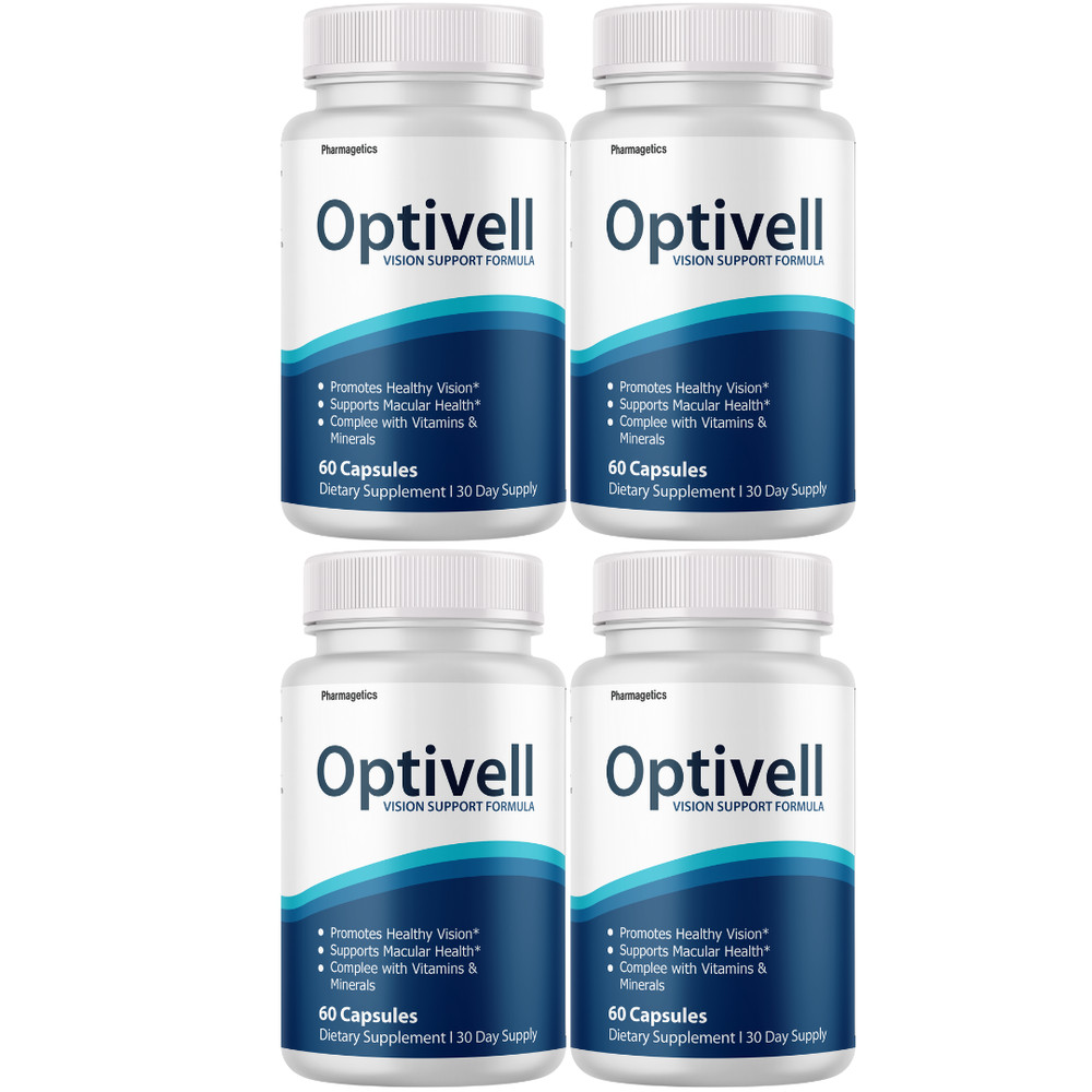 Optivell Vision Support Formula, Opti Vell Eye Health (4 Bottles) Genuine