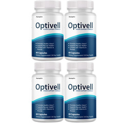 Optivell Vision Support Formula, Opti Vell Eye Health (4 Bottles) Genuine