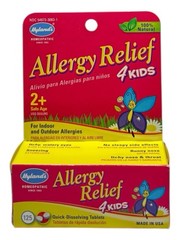 Hylands Allergy Relief 4 Kids 125 Quick Dissolving Tablets Made In USA Original