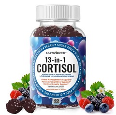 NutraPep Cortisol Gummies for Women Men – 13-in-1 High Cortisol Reducer