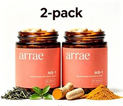 2-Pack arrae MB-1 Optimized Metabolic Burn Metabolism Support 120 Capsules