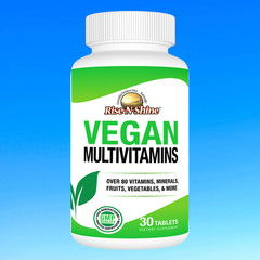 VEGAN MultiVitamins – Immune Support for Men & Women, 30 Count