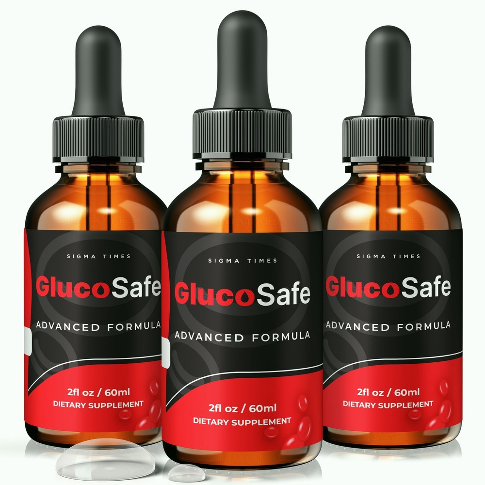 GlucoSafe Drops – Gluco Safe Supplement for Healthy Blood Circulation – 3 Pack