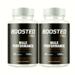 2-Pack Boosted Pro Capsules for Male Performance and Energy – 120 Capsules