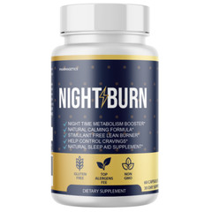 Night Burn Metabolism Booster, NightBurn Supplement Sleep Aid – 60 Capsules