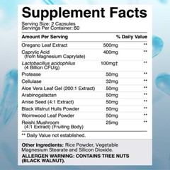 Candida Support Complex – Digestive Enzymes with Probiotics & Oregano Leaf