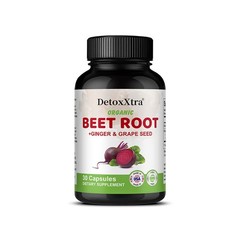Organic Beet Root Capsules-Supports Circulation, Heart Health&Energy 30~120 Caps