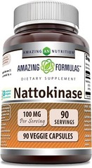 2 bottles Amazing Nutrition Nattokinase 100 mg Cardiovascular Support – 90 Caps