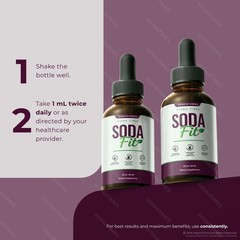 SodaFit Drops, Liquid Supplement for Metabolic Balance & Weight Loss – 3 Pack