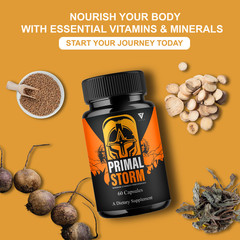 Primal Storm Performance Support, PrimalStorm Capsules (60 Capsules)