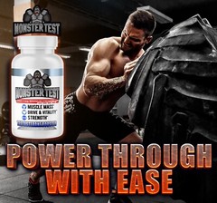 Angry Supplements MONSTER TEST Testosteron Booster Men&rsquo;s Drive Pills, 120ct 3Pk