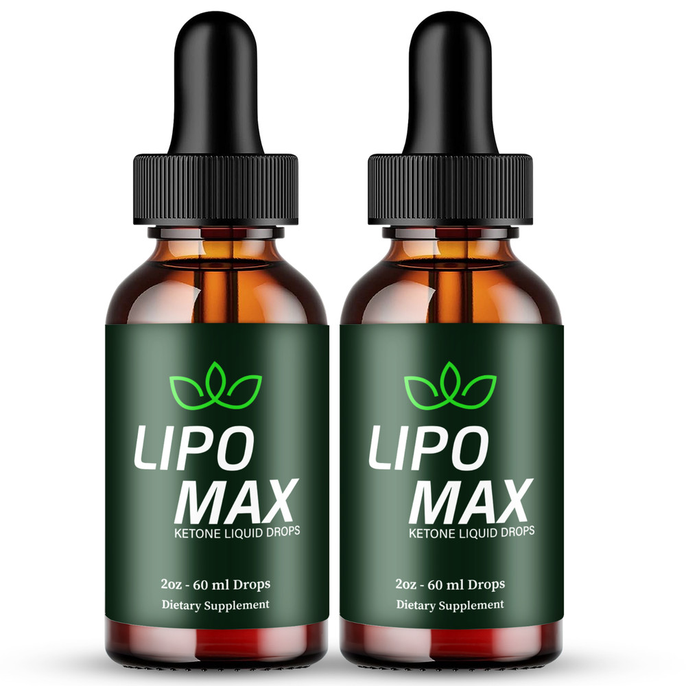 (2 Pack) Lipo Max Drops, Advanced Formula Health & Fitness Supplement Droppers