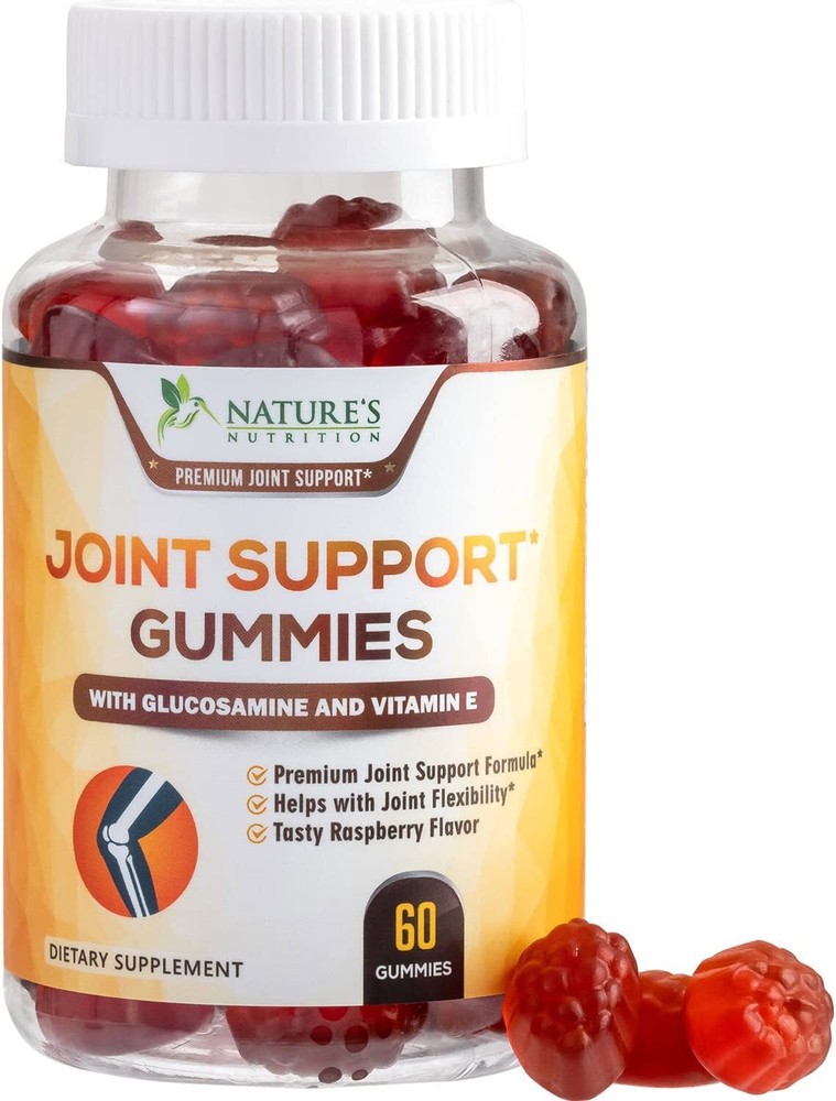 Joint Support Gummy Vitamins – Extra Strength with Glucosamine and Vitamin E