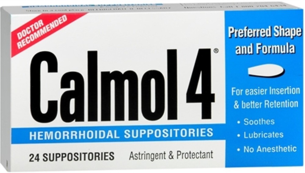 Hemorrhoidal Suppositories 24 Each (Pack of 3)