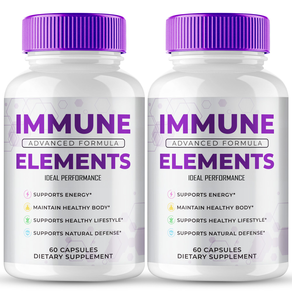 Immune Elements Capsules, Official ImmuneElements Immune Support (2 Pack)