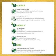 NUTRILITE Mixed Probiotics Digestive Enzymes to Support Colon Health 30 Sticks