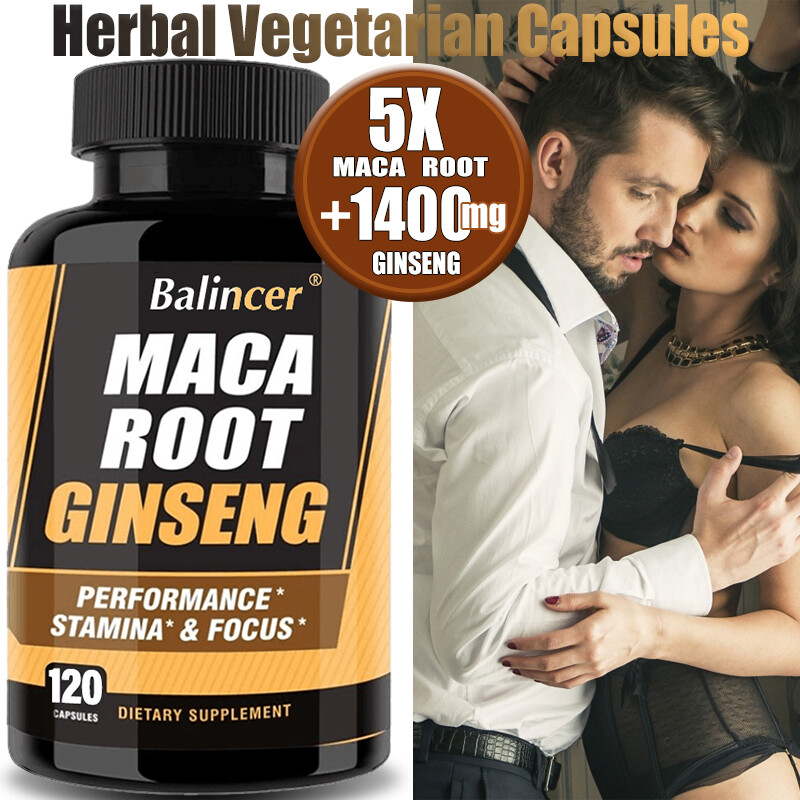 Maca Compound: Maca Root + Ginseng Extract Natural High Quality